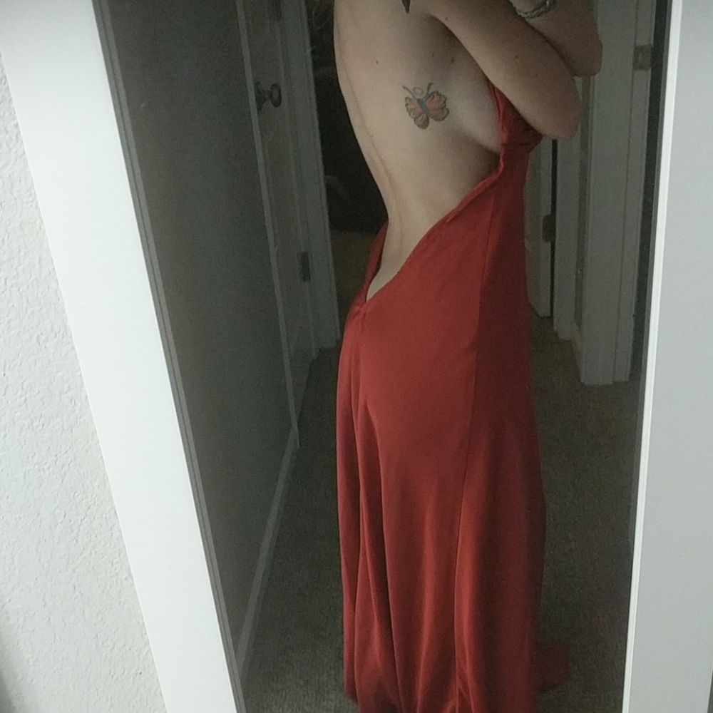 Hand Made Jessica Rabbit Red Dress - Picture 2 of 3